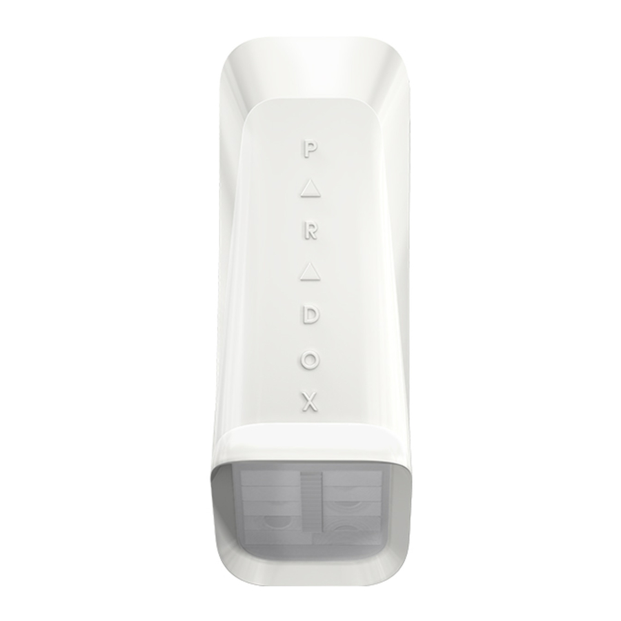 Paradox NV35MR - Dual Detector With Anti-Masking And Pet Immunity Manual