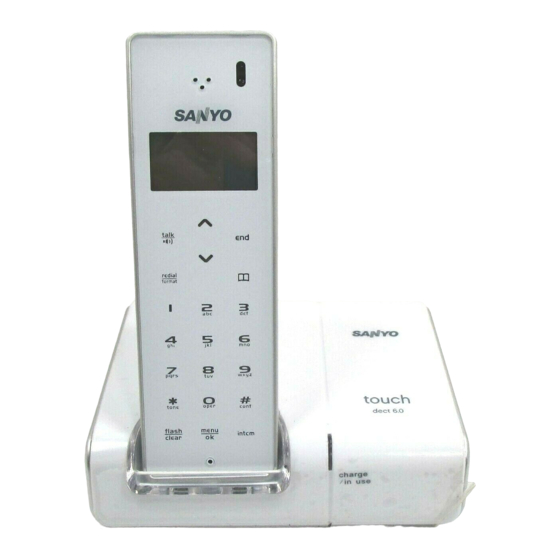 Sanyo CLT-D6620 Cordless Phone Battery Manuals