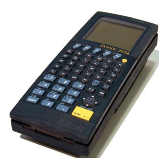Intermec Janus 2010 User Manual Addendum