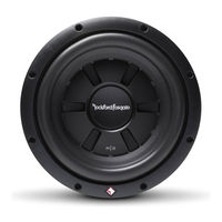 Rockford Fosgate Prime R2D2-12 Installation & Operation Manual