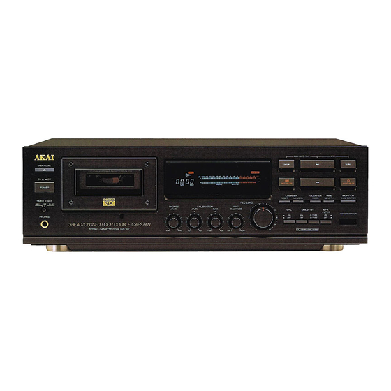 Akai DX-59 Service Manual