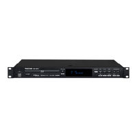 Tascam BD-MP1 Manual