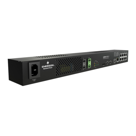 Emerson Network Power RDU-S User Manual