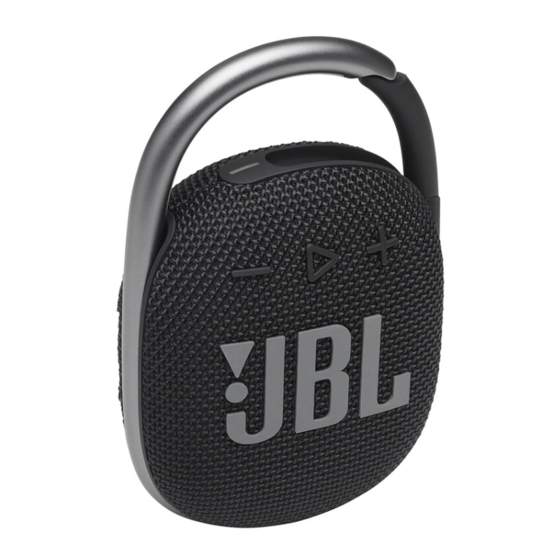 JBL CLIP4 Quick Start Manual