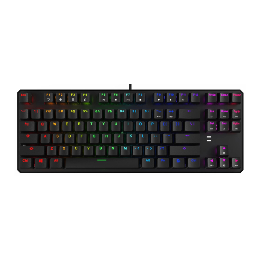 Tecware PHANTOM RGB - Backlit Mechanical Keyboard Manual