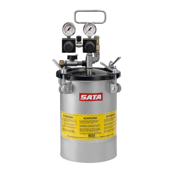 SATA paint set 10 Operating Instructions Manual