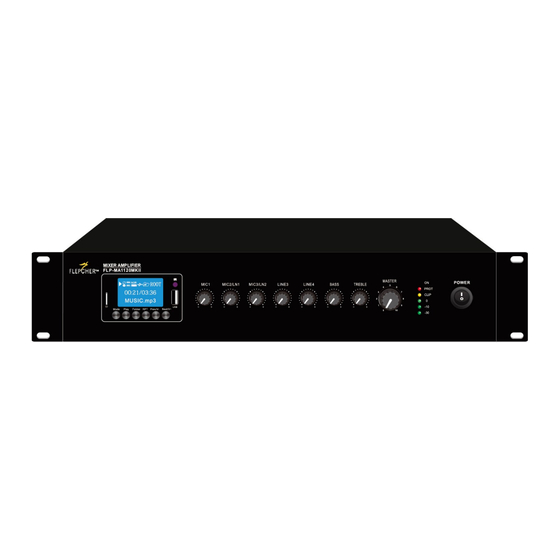 Flepcher FLP-MA1120MKII Installation And Operation Manual