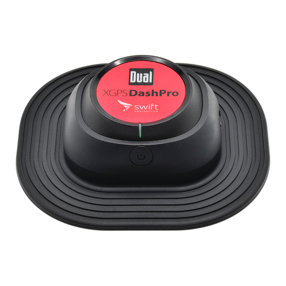Dual Electronics Corporation swift navigation XGPS DashPro User Manual