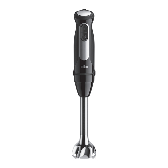 Braun MultiQuick 5 Pro MQ 55254M Manual