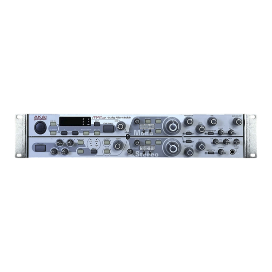 Akai MFC X User Manual