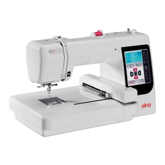 ELNA 8100 - LEAFLET Manual