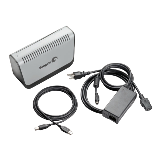 Seagate The External Hard Drive Package Contents