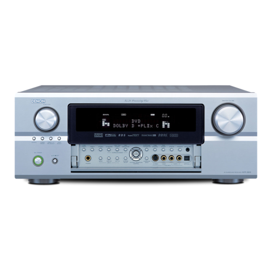 Denon AVR-3805 & AVR-2805 Manual