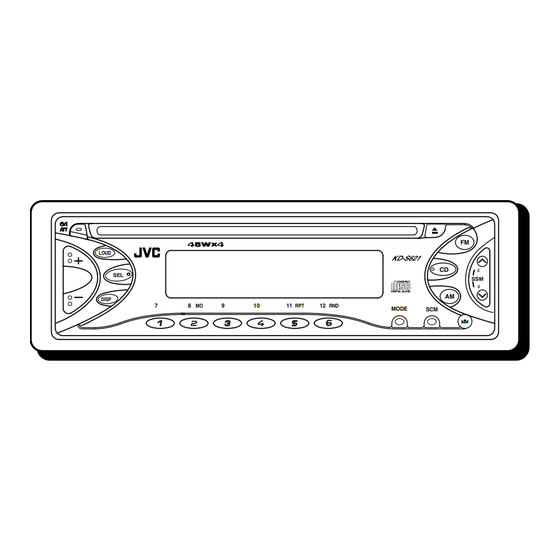 JVC KD-S621 Service Manual