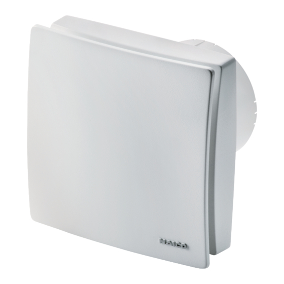 Maico ECA 100 ipro KVZC Installation Instructions Manual