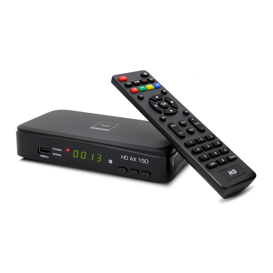Opticum HD AX 150 User Manual