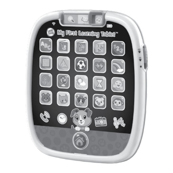 LeapFrog My First Learning Tablet Parents' Manual