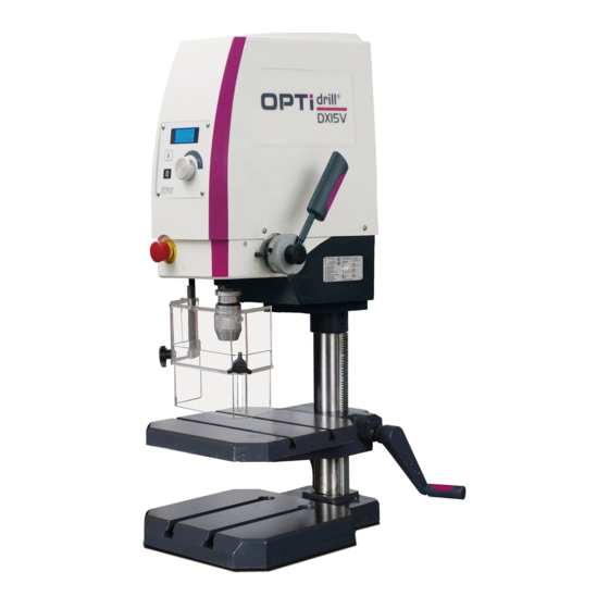 Optimum OPTi drill DX 15V Operating Manual
