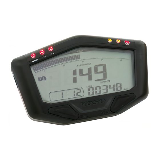 Koso DB-02R Instructions Manual
