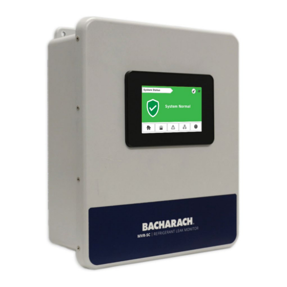 Bacharach MVR-SC User Manual