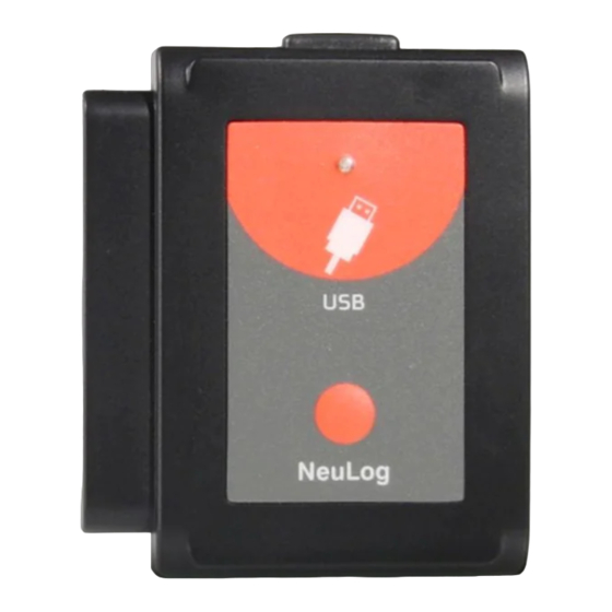 NeuLog USB-200 Quick Start Manual