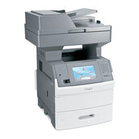Lexmark X658DE - Mfp Laser 55PPM P/s/c/f Duplex Adf User Manual