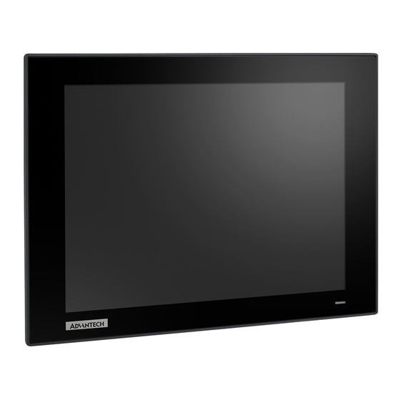 Advantech FPM-D Series Startup Manual