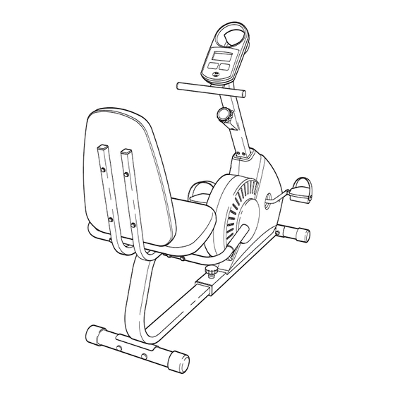 Weslo Pursuit 6.0 Dx Bike User Manual