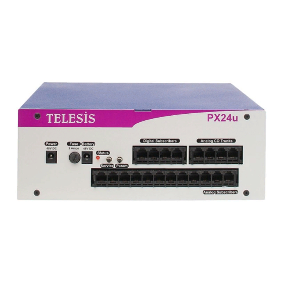 Telesis PX24U Manual
