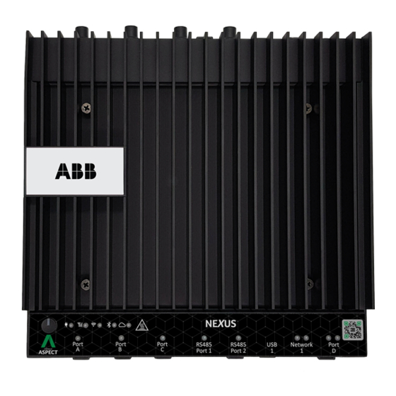 ABB NEXUS Series User Manual