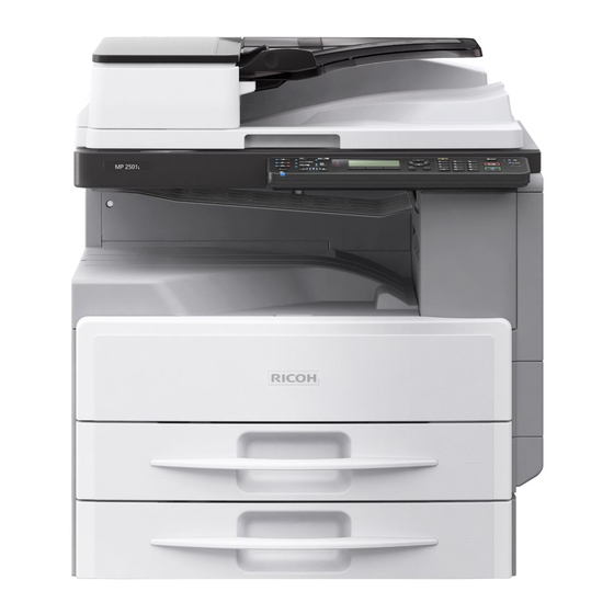 Ricoh MP 1813L Operating Instructions Manual