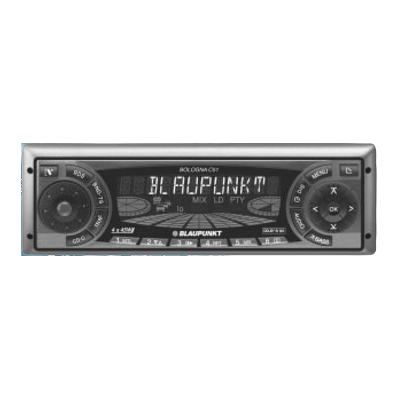 Blaupunkt BOLOGNA Bologna C51 Manuals