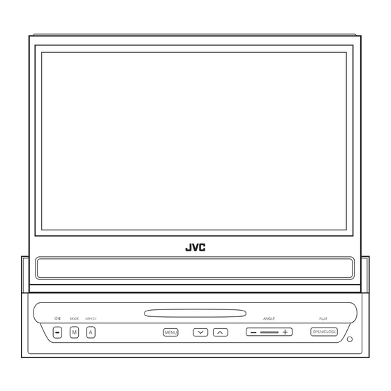 JVC KV-M705 Installation & Connection Manual