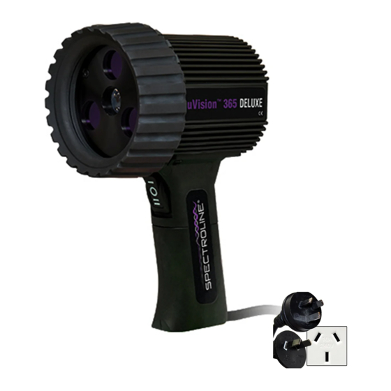 Spectroline uVision Series Manual