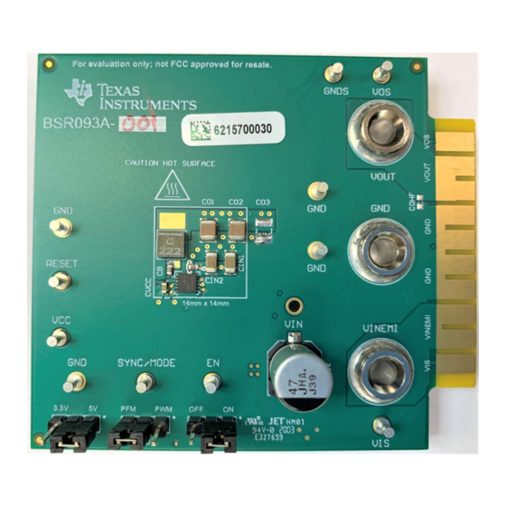 Texas Instruments LM63625QDRREVM Manuals