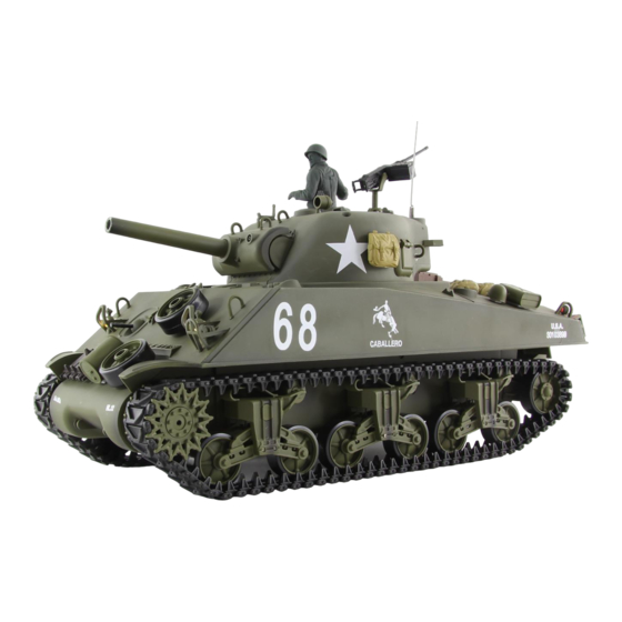 XciteRC U.S. M4A3 Sherman Standard M Manual
