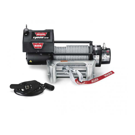 Warn Tabor 10000 Quick Start Manual