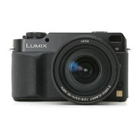 Panasonic DMC-L1K - Lumix Digital Camera SLR Operating Instructions Manual