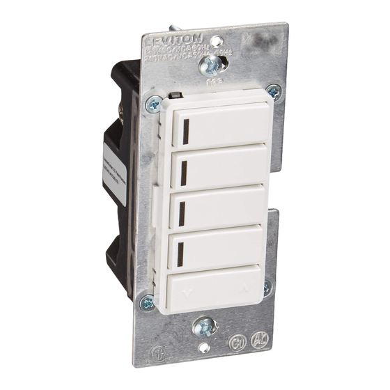 Leviton vizia rf+ VRCZ4 Installation Instructions
