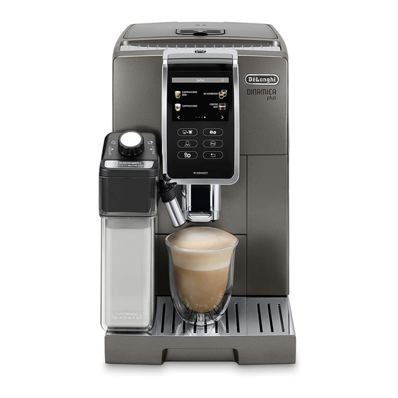 DeLonghi DINAMICA plus Instructions For Use Manual