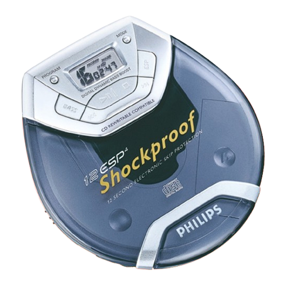 Philips Shockproof AX200 Specifications