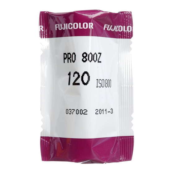 FujiFilm PRO 800Z AF3-177E Product Information Bulletin