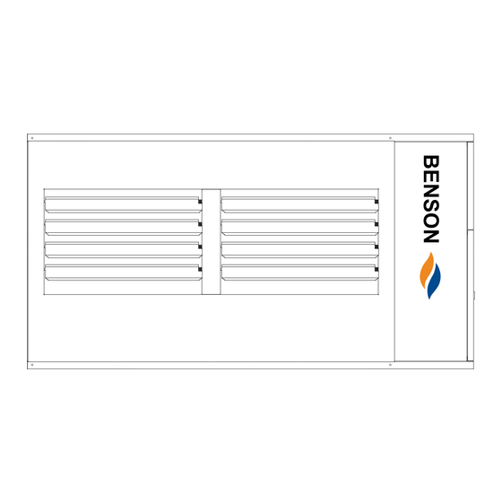 BENSON OUHA 100 Installation And User Instructions Manual