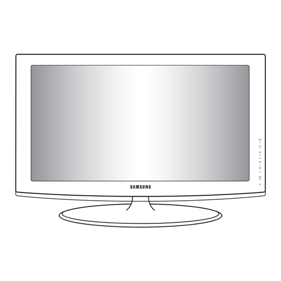 Samsung LN3B460 Quick Setup Manual