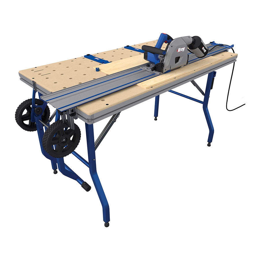 Kreg Adaptive Cutting System Project Table Kit Owner's Manual