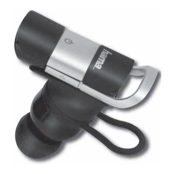 User Manuals: Hama Micro Bluetooth Headset
