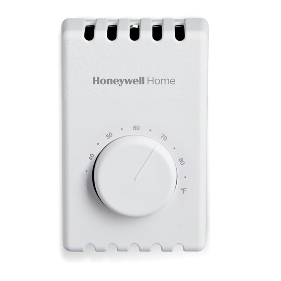 Honeywell Home T410A Installation Instructions