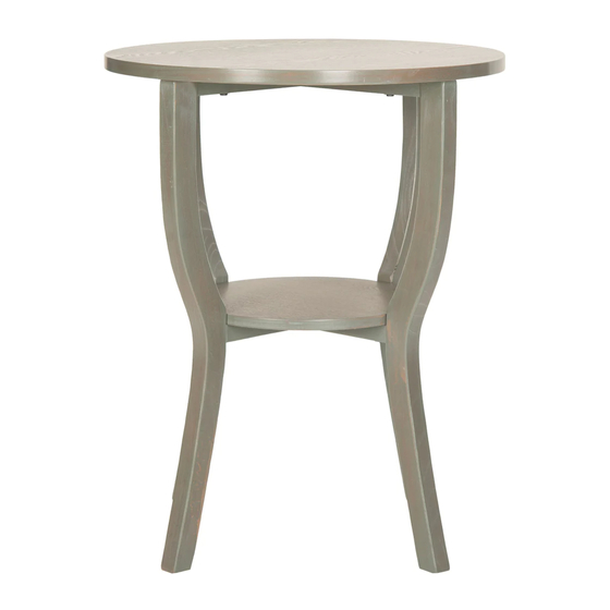 Safavieh Furniture Rhodes AMH6617 Quick Start Manual