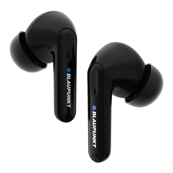 Blaupunkt BTW15 Bluetooth Earbuds Manuals
