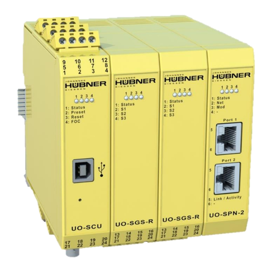 Hubner U-ONE-SAFETY-LWL Assembly Manual